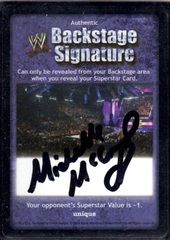 Backstage Signature - Michelle McCool